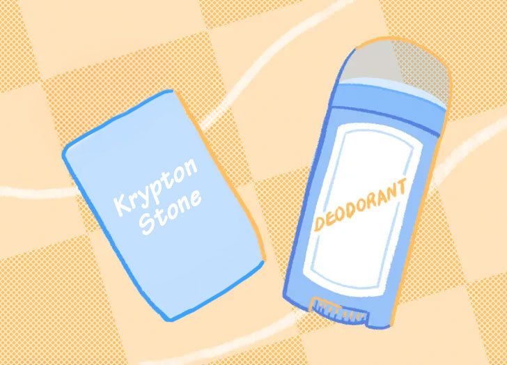 Krypton Stone vs. Traditional Deodorants